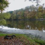 Niedriger Wasserstand im Trausnitzer Stausee