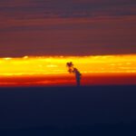 Es scheint, als ob die Sonne genau über dem AKW Ohu untergehn würde - hoffentlich ist das keine Andeutung des Schicksals