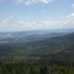 Über dem Moldaustausee lacht noch die Sonne