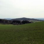 Kleeberg vom Grenzübergang aus