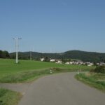 Freudenberg vor den Witzlrichter Windrädern