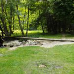 Wasserrad zur Teichbefüllung Wasserrad zur Teichbefüllung