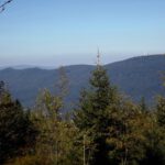 Hinter dem Hohen Bogen schaut der Čerchov hervor