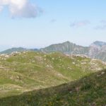 Der Hohe Ifen winkt über den Südgrat des Grünhorns Der Hohe Ifen winkt über den Südgrat des Grünhorns