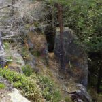 Kleine Felsspalte am Westrand