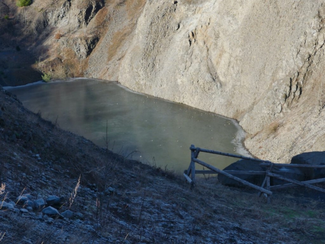 Der See hat noch nicht genug Sonne abbekommen