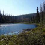 Sonnenspiegelung vor den schwimmenden Inseln
