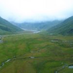 Abendfoto aus dem Schlafraumfenster. Besonders aufbauend sieht das nicht aus