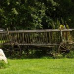 Traditioneller böhmischer Heuwagen