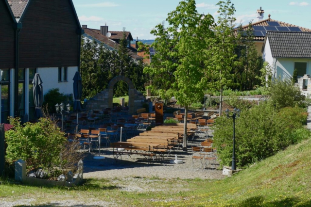 Schöner Biergarten