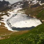 Engeratusgundsee vom Türle aus, man beachte den Stern im Eis