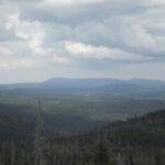 Boubín und Bobík unter mittlerweile heftigen Wolken