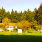 Bergbauernhof in der Abendsonne