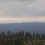 Rachel und Lusen im Dunst