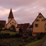 Kirche und Mühle