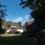 Gut erhaltene Burgmauer