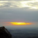 ...und dem Sonnenuntergang