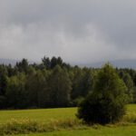 Regenfront über dem Hochficht