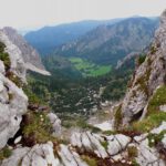 Tiefblick zum Wankerfleck