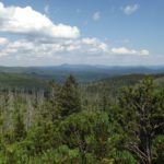 Aussicht zu Boubín und Bobík Aussicht zu Boubín und Bobík