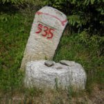 Grenzstein mit Gesicht