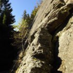 Für Bayerwaldverhältnisse eine mächtige Südwand