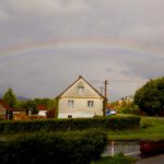 Regenbogen über Nová Pec