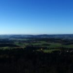 Der Frankenwald schaut von hier aus ziemlich unscheinbar aus