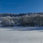 Der Guckaisee ist total zugefroren