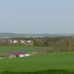 Panorama hinter Trisching mit dem Kulm