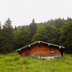 Die architektonisch gelungene Untere Hütte