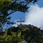 Eingerahmtes Gipfelkreuz