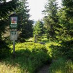 Sperre an der Blauen Säule Sperre an der Blauen Säule