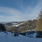 Blick nach draußen im Eubenaufstieg